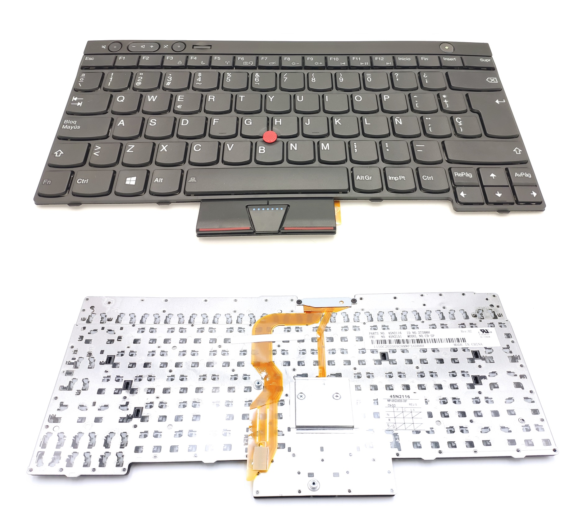 Tastiera Di Ricambio Per Notebook Lenovo ThinkPad - Compatibile Con Serie L430, L530, T430, T430s, T530, W530, X230, X230T (Layout Italiano, FRU 04W3042)