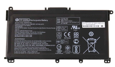 Batería Original HP 920070-855 cbp3609a TF03XL 11.55v 3630 mAh
