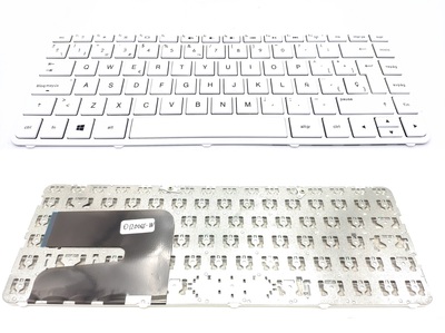 Teclado HP 14-N series blanco con marco