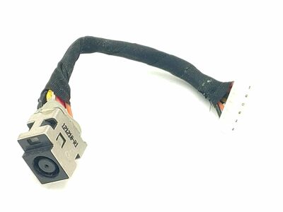 Conector DC jack HP Compaq Cq60 con cable 6 pin 8 cm