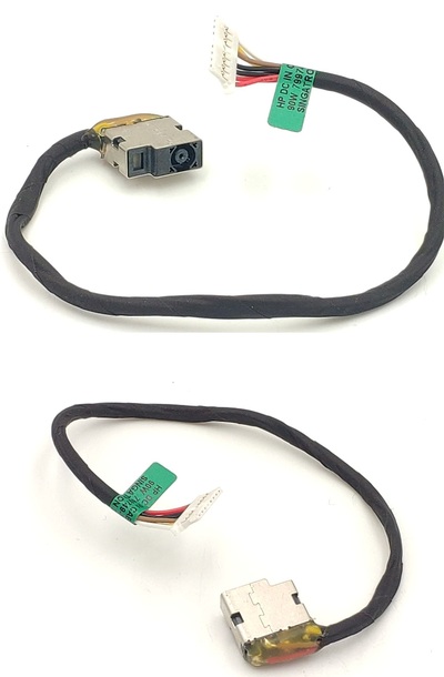 Conector DC jack Hp Stream 14, 15-AC000 series cable 8 pin