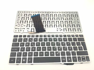 Teclado Hp Elitebook 2560p con marco plateado