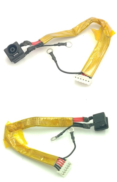 Conector DC jack Sony Vgn-cr , Vgn-Ax, Vgn-Fj con cable 6 pin