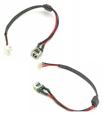 Conector DC jack Toshiba A500,L500 con cable 4 pin