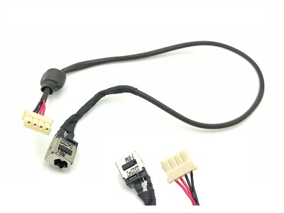 Conector DC jack Toshiba L640,L645,L750D con cable 4 pin