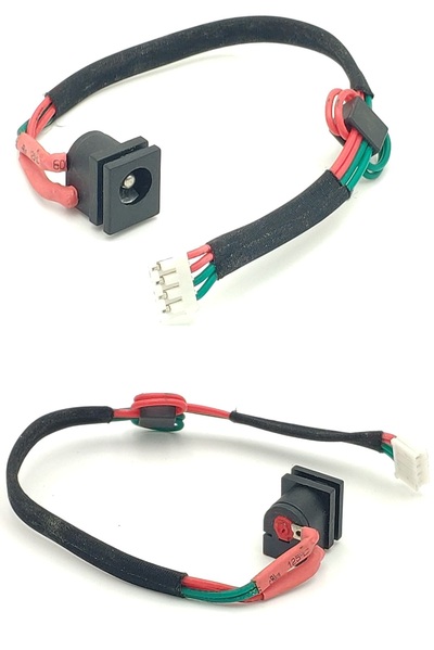 Conector DC jack Toshiba satellite A100 cable 4 pin