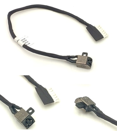 Conector DC jack Dell Inspiron 17 3779, 17 5770 cable 6 pin