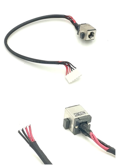 Conector DC jack Asus K55 con cable 6 pin