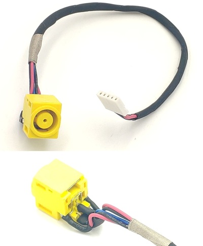 Conector DC jack Lenovo Essen B590 con cable 5 pin