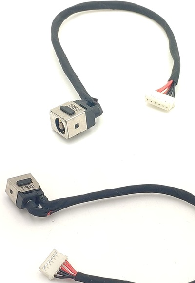 Conector DC jack Lenovo Y560 cable 6 pin