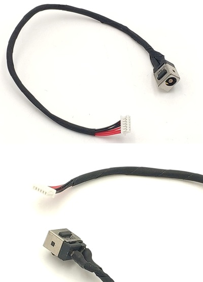 Conector DC jack Lenovo B560 cable 6 pin
