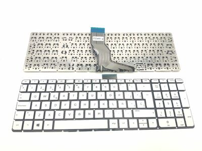 Teclado Hp Pavilion 15-AB blanco sin marco