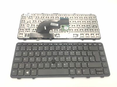 Teclado Hp Probook 640 G1, 645 G1 negro con marco y point stick