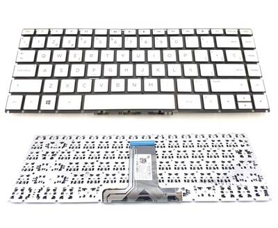 Teclado Hp 14-Bs, 14-Bk plateado sin marco