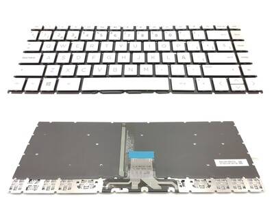 Teclado Hp 240 G7,14-DA,14-CE,14-CK plateado con backlight
