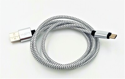 Cable USB tipo C 1m / 2A (alta velocidad) Silver