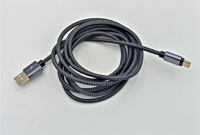 Cable iPhone 1m / 2A (alta velocidad) Dark Grey