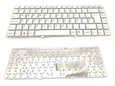 Teclado Sony VGN-NW series blanco sin marco