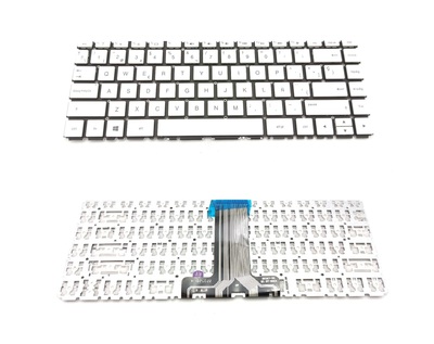 Teclado Hp 14-Bs, 14-Bk blanco sin marco