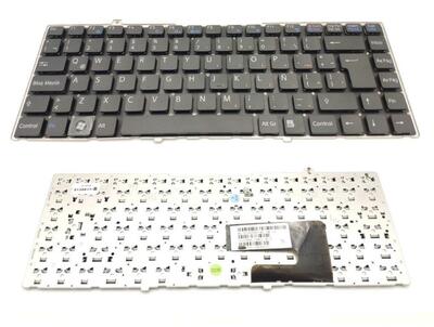Teclado Sony VGN-FW negro sin marco