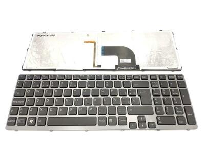 Teclado Sony SVE15 series negro con marco y baclight