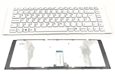 Teclado Sony VPC-EG series Blanco con marco