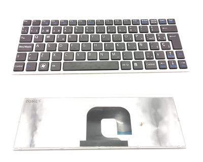 Teclado Sony VPC-YA, VPC-YB series negro con marco plata