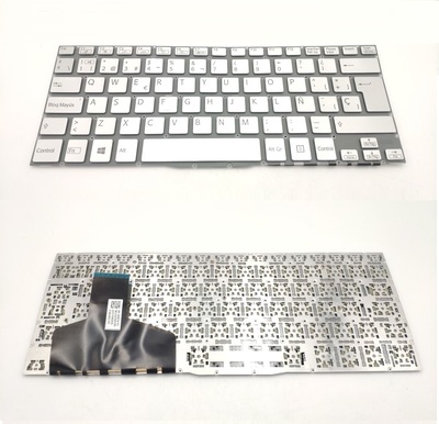 Teclado Sony SVF13 SVF 13 series plateado sin marco