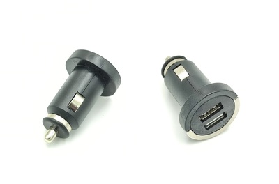 Cargador Coche 5v 2.1a 10w negro 2 puertos USB