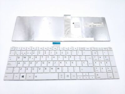 Teclado Toshiba Satellite pro C850, L850  Blanco