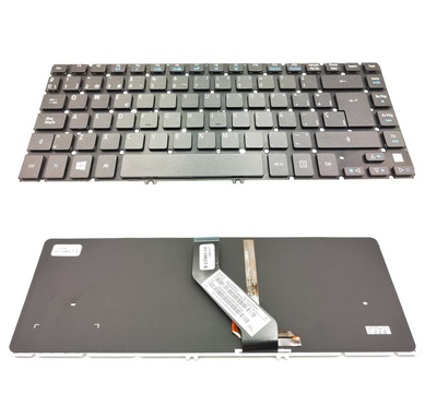 Teclado Acer Aspire V5-471 negro sin marco backligth