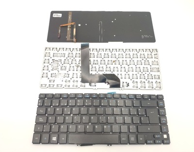 Teclado Acer Aspire M5-481T, M5481TG,M5-481PT,M5-481PTG backlit negro sin marco, Win 8