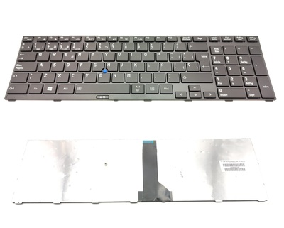 Teclado Toshiba Tecra R850, R950, R960 negro con marco y point stick