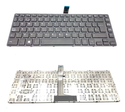 Teclado Toshiba Tecra A40-C negro con marco