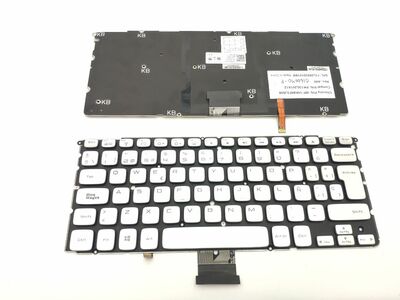 Teclado Dell Inspiron 14Z L412Z plateado sin marco, retroiluminado