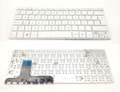 Teclado Asus UX305FA, UX305CA blanco sin marco