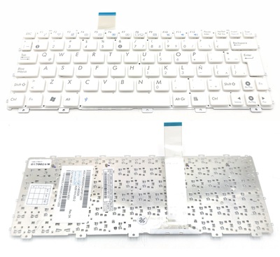 Teclado Asus Eee pc 1015 PE, 1015 PX, 1011PX blanco sin mar
