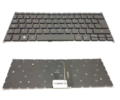 Teclado  Acer aspire R14,R5-471,R5-471T R7-372T negro sin marco backlight