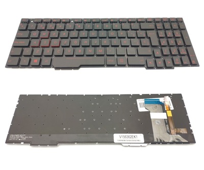 Teclado Asus GL553, GL753  negro sin marco, backlight
