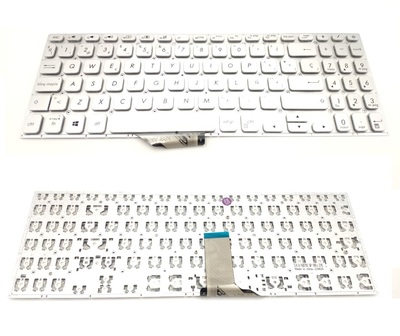 Teclado Asus Vivobook S530 plateado