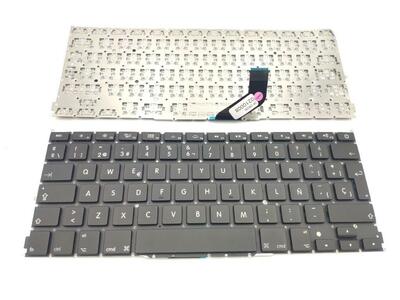 Teclado Apple Macbook pro 13' A1425 negro sin marco