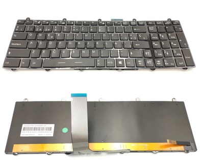 Teclado Msi GT60 con marco y backlight