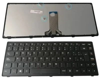 Teclado Lenovo Flex 14, G400S negro con marco plat