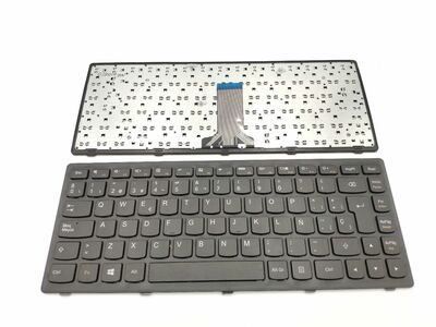 Teclado Lenovo Flex 14, G400S negro con marco negro