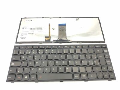 Teclado Lenovo G40-70 negro con marco negro y backlight