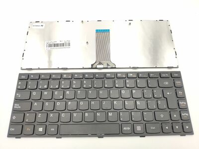Teclado Lenovo Ideapad G40-70 negro con marco negro