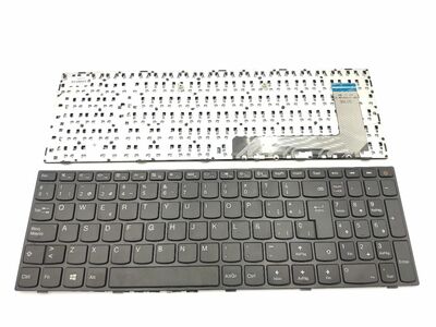 Teclado Lenovo ideapad 100-15ISK  negro con marco