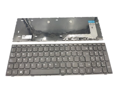 Teclado Lenovo ideapad 110-15isk negro con marco y tecla power