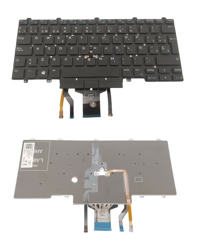 Teclado Dell Latitude E5450,E5470,E7470,7480, 7490, 5480, 5490, 5491 ,5495 retroiluminado