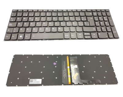 Teclado Lenovo ideapad 330 15 gris sin marco c/power y Backlight
